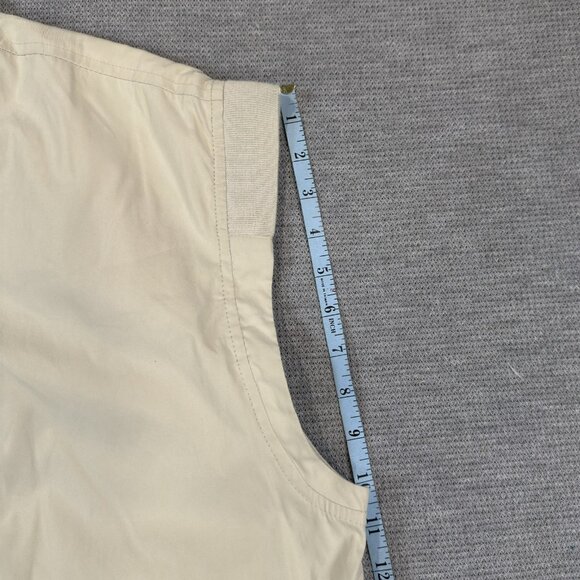 Izod X-Treme Friction Golfwear Vest Mens Large V-Neck Sleeveless Light Khaki - Picture 10 of 11